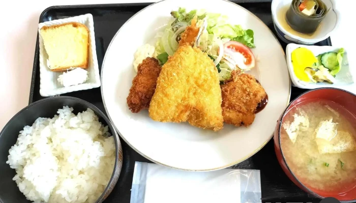 村松観光開発会館ふるさと会館 豚カツ - 五泉市