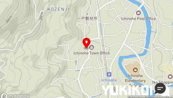 の地図 松や レストラン で 一戸町