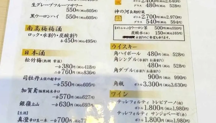 江戸前 びっくり寿司 枚方店 -  メニュー - 枚方市