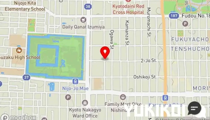 の地図 油小路おおみ おばんざい料理店 で 京都市