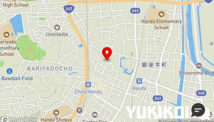 の地図 浜潮 和食店, ブランチ レストラン, 純和食店, テイクアウト, レストラン で 半田市