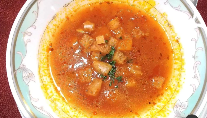 炭火焼イタリア料理 ロゼッタ 下松 トマトスープ - 下松市