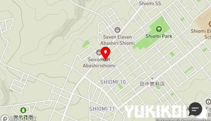 の地図 焼肉 ダイニング 萬次郎 焼肉店 で 網走市