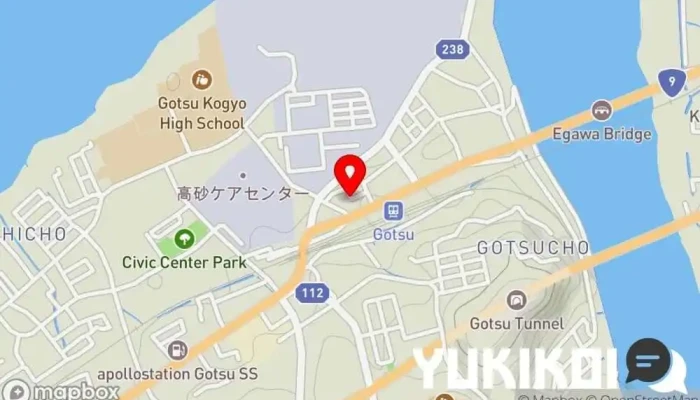 の地図 熟鮮 焼肉かず 焼肉店 で 江津市