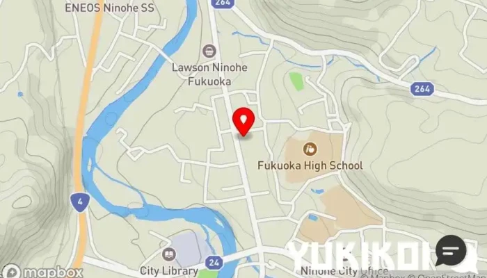 の地図 町家の食べ処 福わらし 蕎麦店, 和食店 で 二戸市