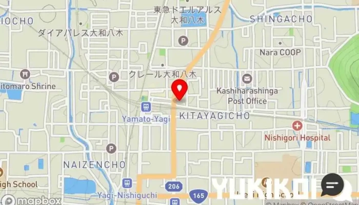 の地図 福寿館 レストラン橿原店 レストラン で 橿原市