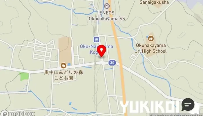 の地図 立花食堂 和食店 で 一戸町