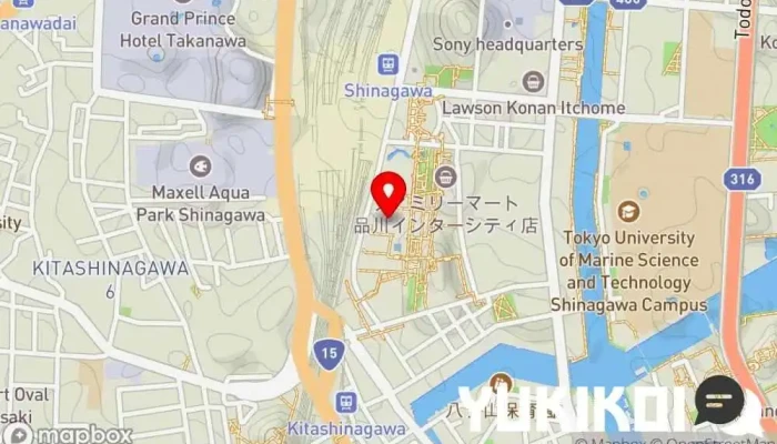 の地図 美食米門 品川港南 WINE&GRILL モダン居酒屋レストラン, 宴会場, 居酒屋, 和食店, 会席・懐石料理店, 肉料理店, レストラン, 軽食店 で 港区