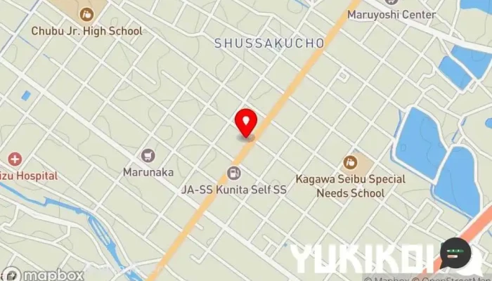 の地図 肉匠 綾商店 焼肉店 で 観音寺市