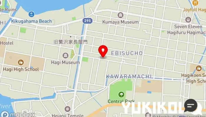 の地図 萩城下町ビール MURATA 萩ビールと萩名物の店 土産物店, ビール専門店, テイクアウト, 観光名所 で 萩市