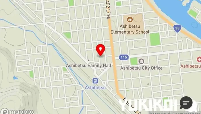 の地図焼肉店 赤蔵 en 芦別市 の地図 赤蔵 焼肉店 で 芦別市