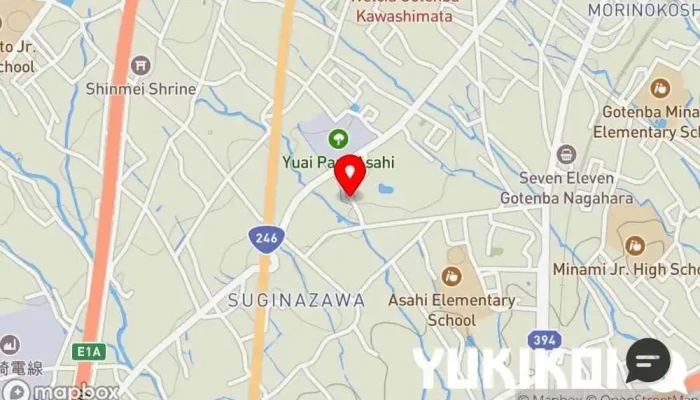 の地図 遊季庭 かわ嶋 蕎麦店 で 御殿場市