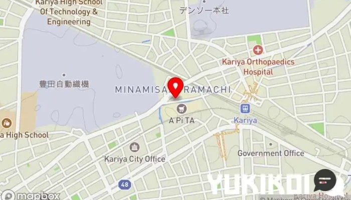 の地図 酒場ールDEN刈谷店 居酒屋, 宴会場, イタリア料理店, ワインバー で 刈谷市