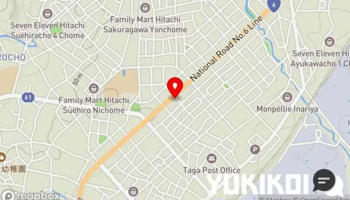 の地図 釜飯と串焼 とりでん 日立多賀店 焼き鳥店, 和食店, 肉料理店 で 日立市
