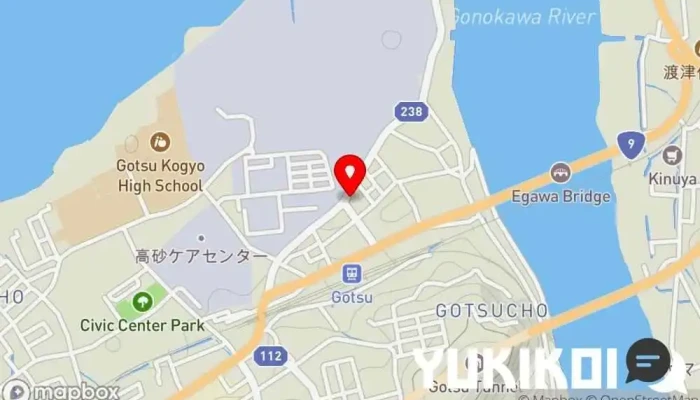 の地図 阿じ与志 和食店 で 江津市