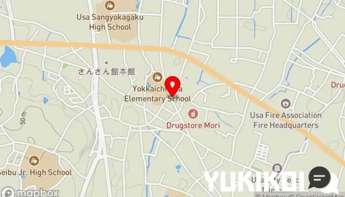 の地図 陣家 居酒屋, レストラン で 宇佐市