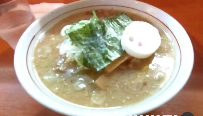 駅前 海栄らーめん -  スープ - 留萌市