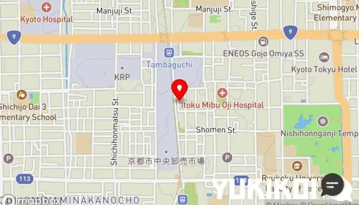 の地図 魚河岸 宮武 シーフード・海鮮料理店, 純和食店, レストラン で 京都市