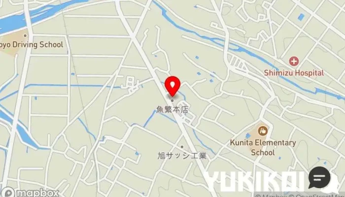 の地図 魚繁 シーフード・海鮮料理店, 会席・懐石料理店 で 観音寺市