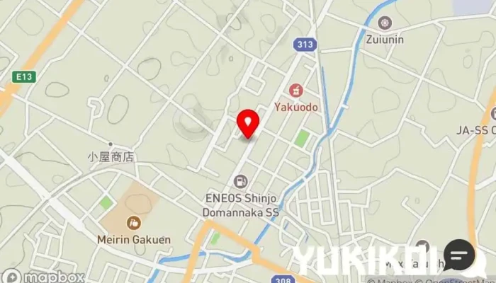 の地図 鳥慶 焼き鳥店 で 新庄市
