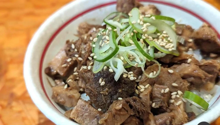 麺武者 -  牛丼 - 新庄市