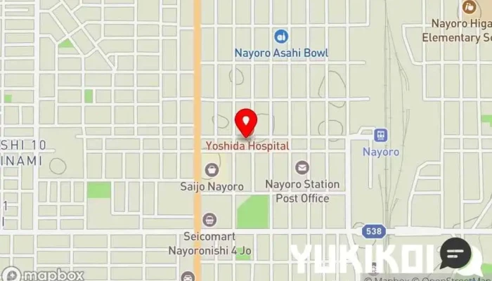 の地図 ＫＩＮＧ ＢＥＡＲ レストラン で 名寄市